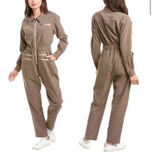 We Wore What Plaid Utility Jumpsuit